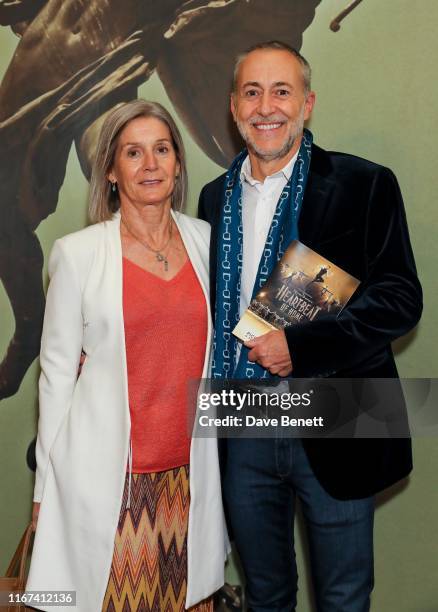 Giselle Roux and Michel Roux Jr attend the press night performance of "Heartbeat Of Home" at The Piccadilly Theatre on September 11, 2019 in London,...