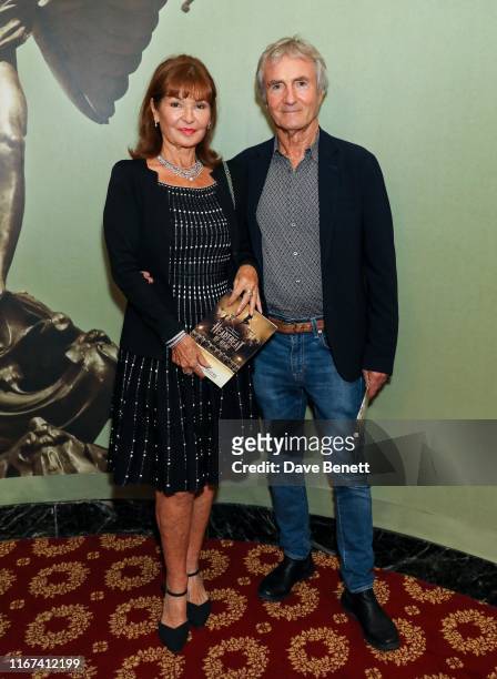 Stephanie Beacham and Bernie Greenwood attend the press night performance of "Heartbeat Of Home" at The Piccadilly Theatre on September 11, 2019 in...