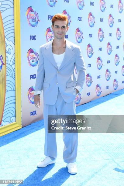 Apa attends FOX's Teen Choice Awards 2019 on August 11, 2019 in Hermosa Beach, California.