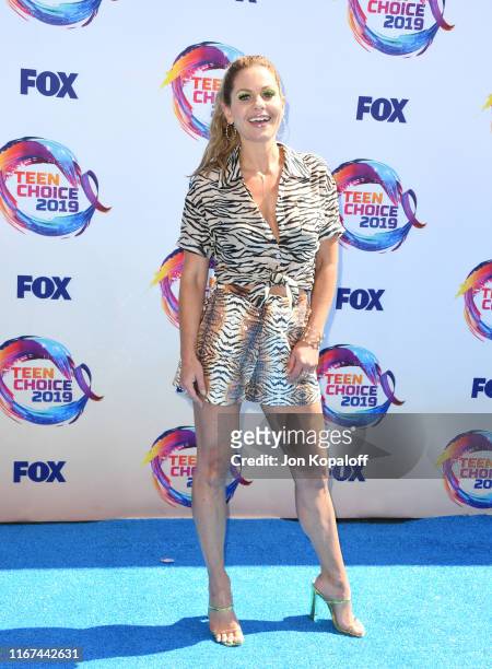 Candace Cameron-Bure attends FOX's Teen Choice Awards 2019 on August 11, 2019 in Hermosa Beach, California.