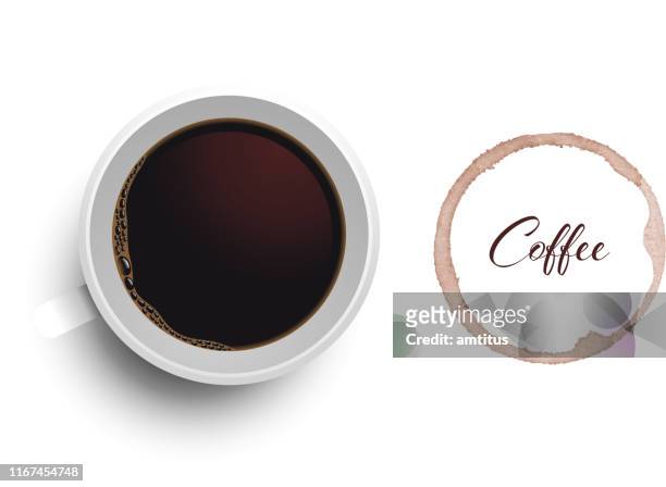 コーヒーと汚れ - coffee drip点のイラスト素材／クリップアート素材／マンガ素材／アイコン素材