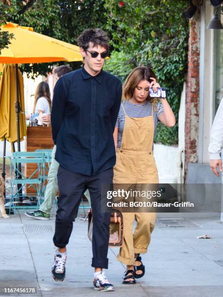 Ashley Tisdale and Christopher French are seen on September 11, 2019 in Los Angeles, California.