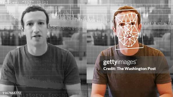 A comparison of an original and deepfake video of Facebook CEO Mark Zuckerberg A comparison of an original and deepfake video of Facebook CEO Mark Zuckerberg