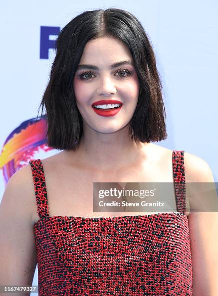 Lucy Hale arrives at the FOX's Teen Choice Awards 2019 on August 11