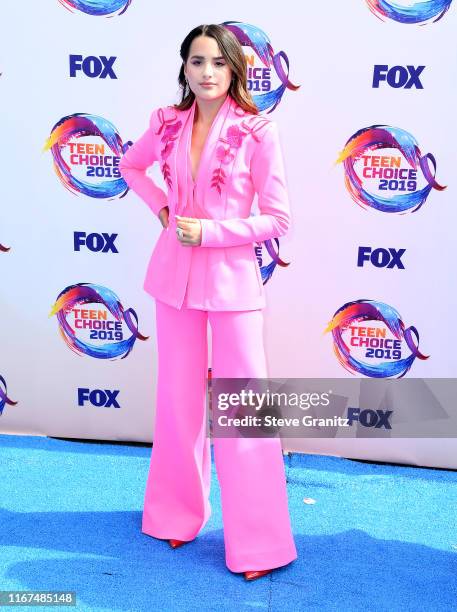 Annie LeBlanc arrives at the FOX's Teen Choice Awards 2019 on August 11, 2019 in Hermosa Beach, California.