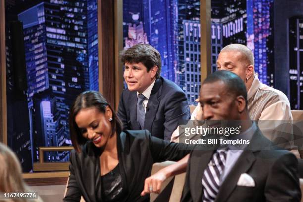 May 23, 2010: MANDATORY CREDIT Bill Tompkins/Getty Images Rod Blagojevich, former Governor of Illinois on the set of the live final episode of the...