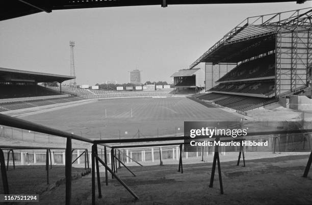 Stamford Bridge, football stadium in Fulham, London, UK, 28th June 1976.