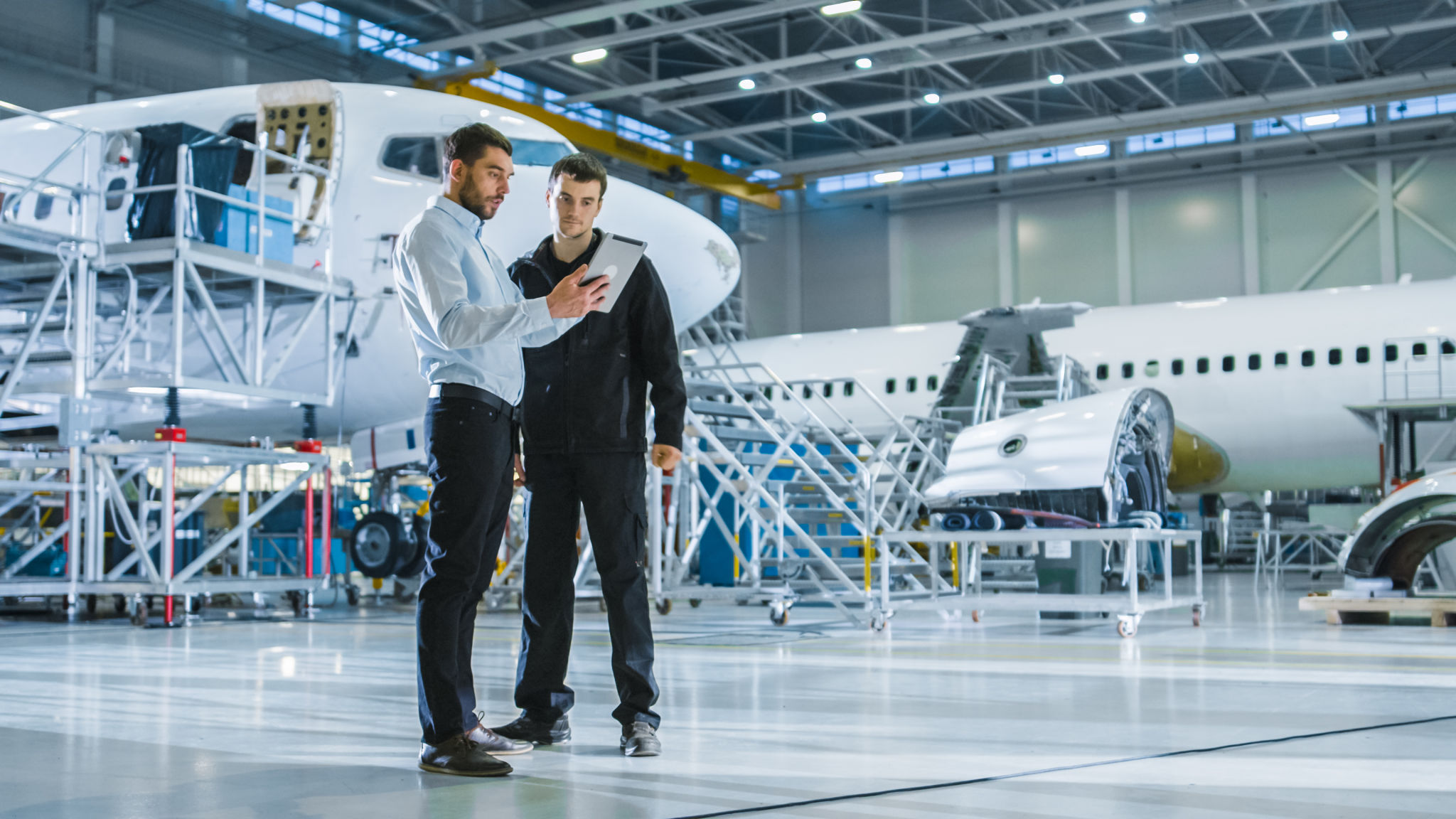 final inspection airplane