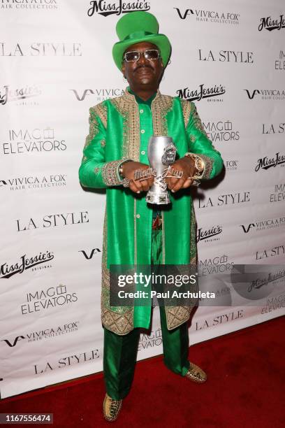 Don Magic Juan attends the L.A. Style Magazine party to honor cover model Vivica A. Fox at Rain Nightclub on August 11, 2019 in Studio City,...