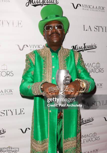 Don Magic Juan attends the L.A. Style Magazine party to honor cover model Vivica A. Fox at Rain Nightclub on August 11, 2019 in Studio City,...