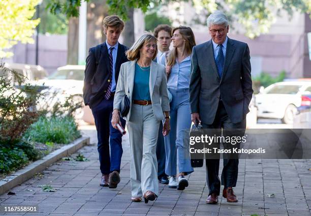 Greg Craig , former White House counsel to former President Barack Obama arrives at the U.S. District Courthouse on August 12, 2019 in Washington,...