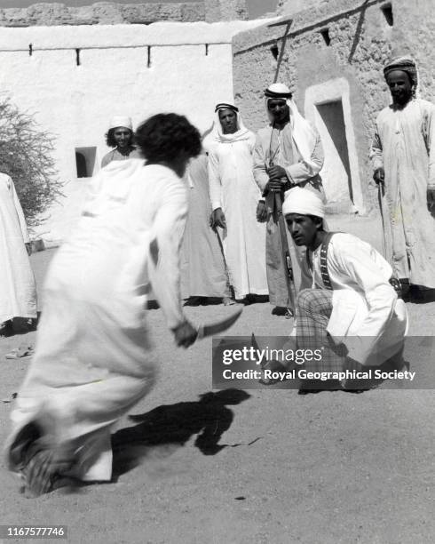 Khunjar dancing, Al Ain, United Arab Emirates.