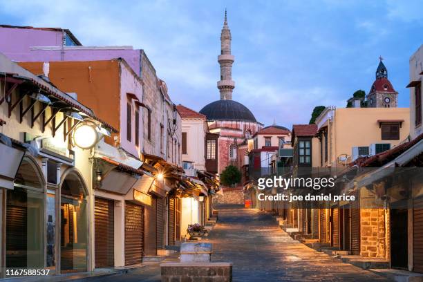 süleyman-pascha-moschee, rhodes, greece - rhodes,_new_south_wales stock pictures, royalty-free photos & images