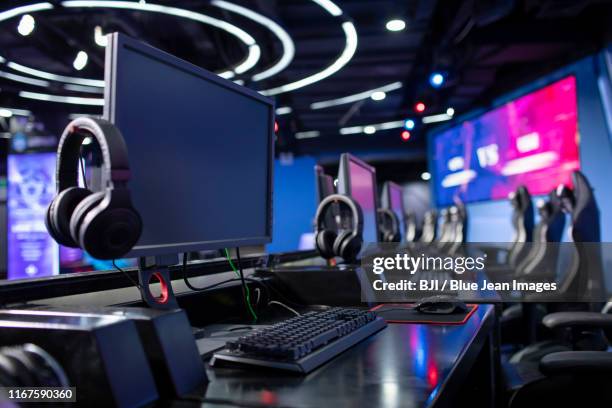 esports arena - esports stock pictures, royalty-free photos & images