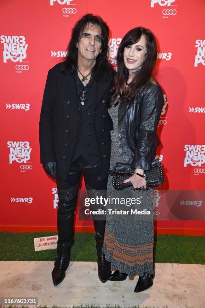 Singer Alice Cooper and his wife Sheryl Goddard attend the "SWR3 New Pop Festival - Das Special on September 12, 2019 in Baden-Baden, Germany.