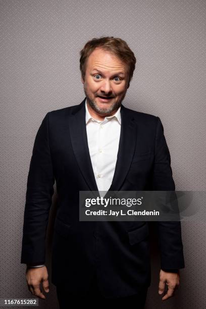 Director Rian Johnson from 'Knives Out' is photographed for Los Angeles Times on September 8, 2019 at the Toronto International Film Festival in...