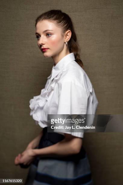 Actor Thomasin McKenzie from 'Jojo Rabbit' is photographed for Los Angeles Times on September 8, 2019 at the Toronto International Film Festival in...