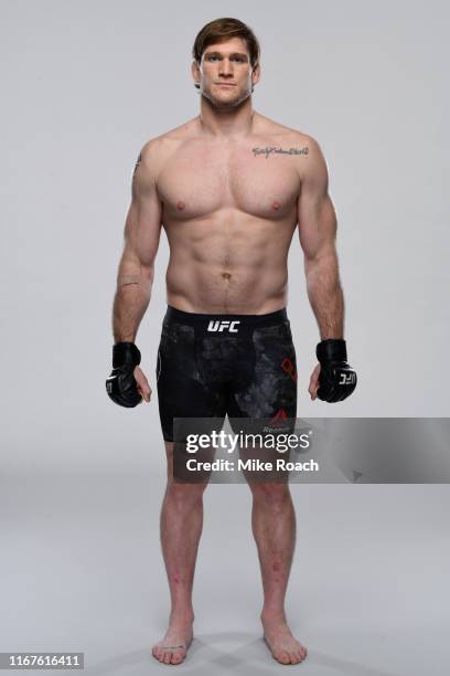 Todd Duffee poses for a portrait during a UFC photo session on September 11, 2019 in Vancouver, British Columbia, Canada.