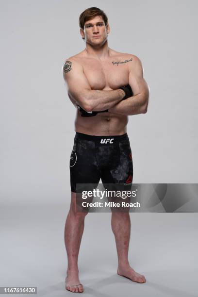 Todd Duffee poses for a portrait during a UFC photo session on September 11, 2019 in Vancouver, British Columbia, Canada.