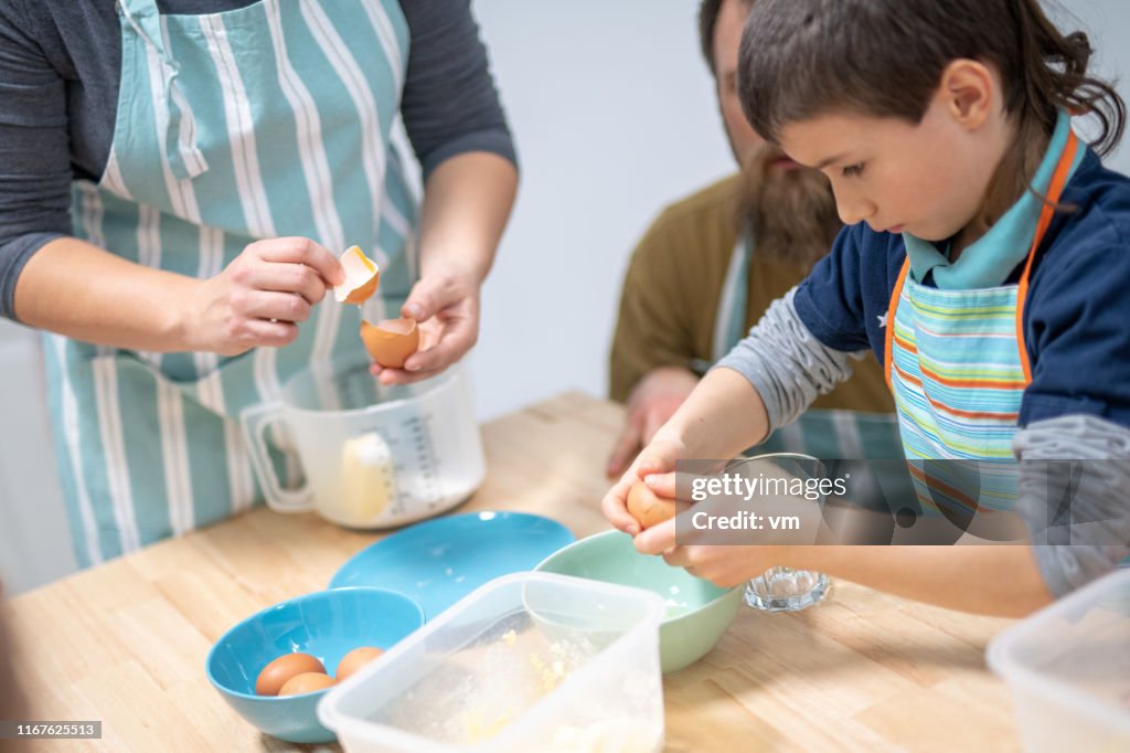 Making Doug A Boy Making Dough High-Res Stock Photo - Getty Images