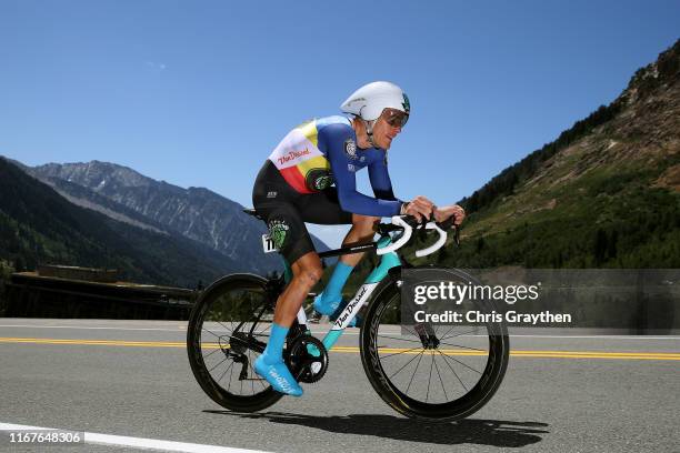 Serghei Tvetcov of Romania and Team Worthy Pro Cycling / during the 15th Larry H. Miller Tour of Utah 2019, Prologue a 5,3km Individual Time Trial...