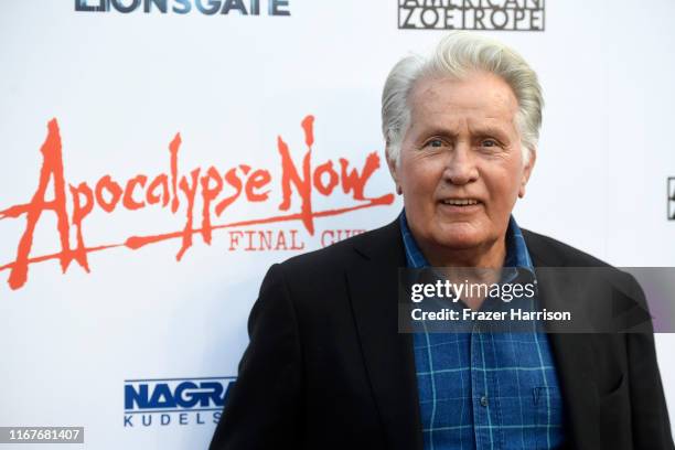 Martin Sheen attends the LA Premiere Of Lionsgate's "Apocalypse Now Final Cut" at ArcLight Cinerama Dome on August 12, 2019 in Hollywood, California.