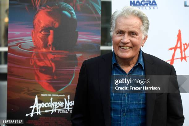 Martin Sheen attends the LA Premiere Of Lionsgate's "Apocalypse Now Final Cut" at ArcLight Cinerama Dome on August 12, 2019 in Hollywood, California.