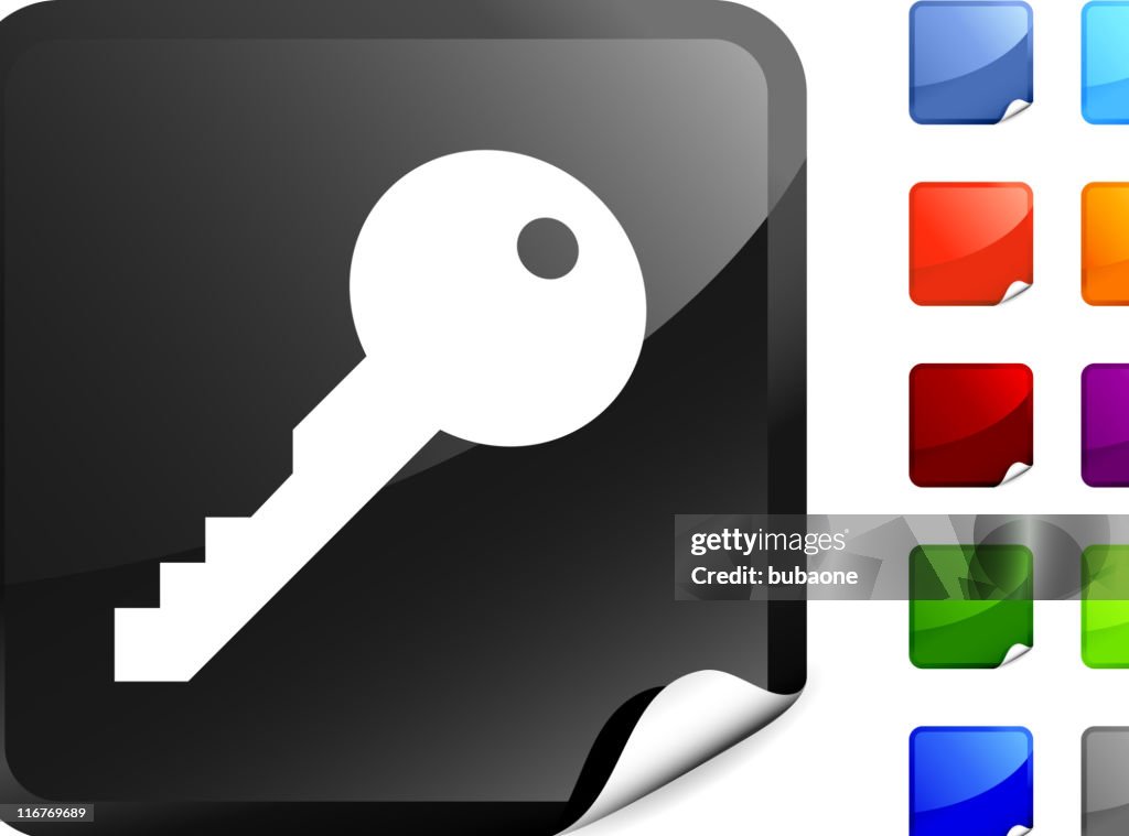 Key internet royalty free vector art