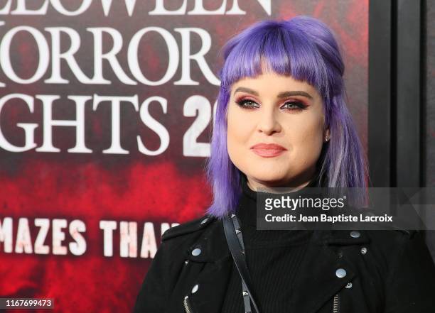 Kelly Osbourne attends the opening night of Universal Studios' Halloween Horror Nights held at Universal Studios Hollywood on September 12, 2019 in...
