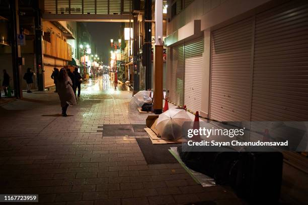 Netcafe Homeless Japan 88 Japanese Homeless Camp Stock Photos, High-Res Pictures, and Images ...