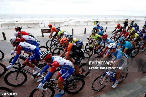 Stefan Kung of Switzerland and Team Groupama-FDJ / Kevin Geniets of Luxembourg and Team Groupama-FDJ / Valentin Madouas of France and Team...