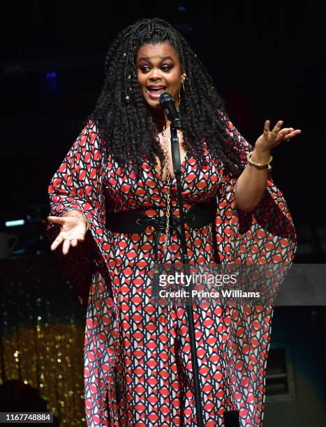 Singer Jill Scott performs at the at Fox Theater on August 12, 2019 in Atlanta, Georgia.