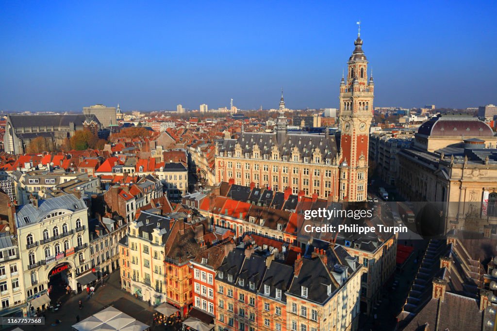 Europe, France, Hauts de France, Lille. historic center