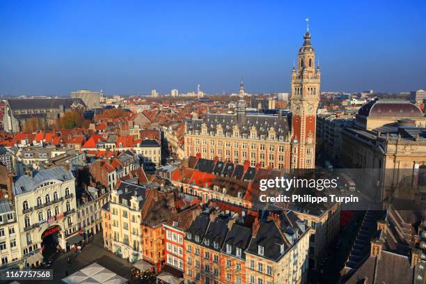 europe, france, hauts de france, lille. historic center - lille france stock pictures, royalty-free photos & images