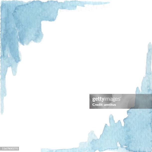 painted corners - acrylic frame stock illustrations