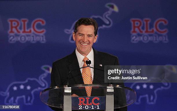 Sen. Jim DeMint speaks during the 2011 Republican Leadership Conference on June 17, 2011 in New Orleans, Louisiana. The 2011 Republican Leadership...