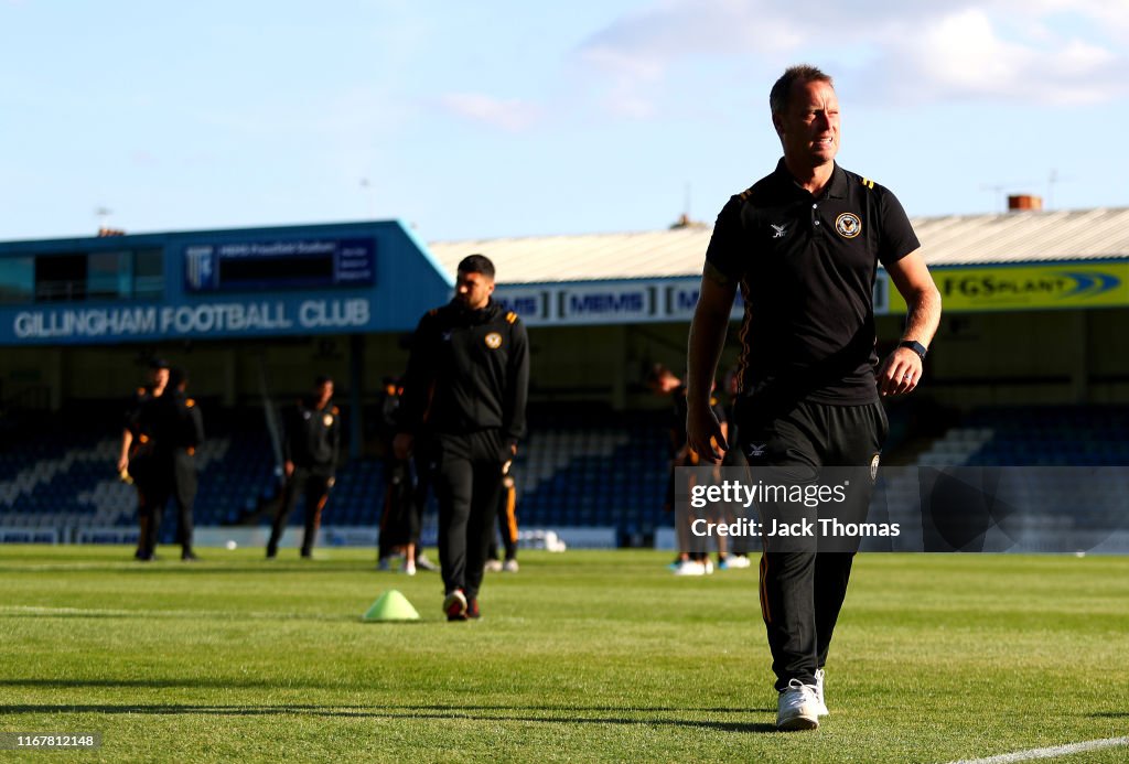 Gillingham v Newport County - Carabao Cup First Round