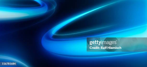 glowing blue rings on a black background, close-up - close up stock-grafiken, -clipart, -cartoons und -symbole