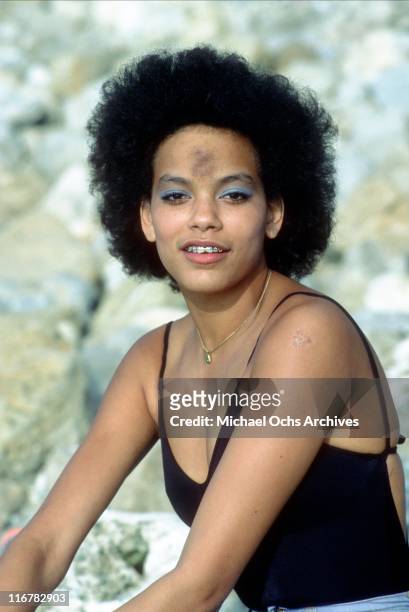 Singer Angie Sylvers of the family pop group "The Sylvers" poses for a portrait in May 10, 1978 in Los Angeles, California.