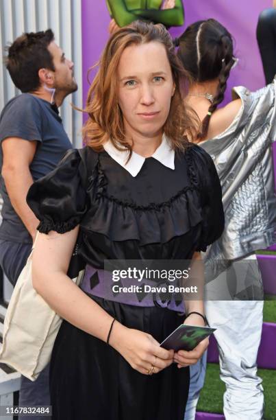 Lady Frances von Hofmannsthal attends the Fashion East front row during London Fashion Week September 2019 at 1948LDN on September 13, 2019 in...