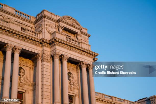 us library of congress, washington dc, usa - biblioteca do congresso imagens e fotografias de stock