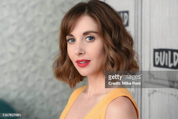 Alison Brie visits Build Series to discuss "GLOW" at Build Studio on August 13, 2019 in New York City.