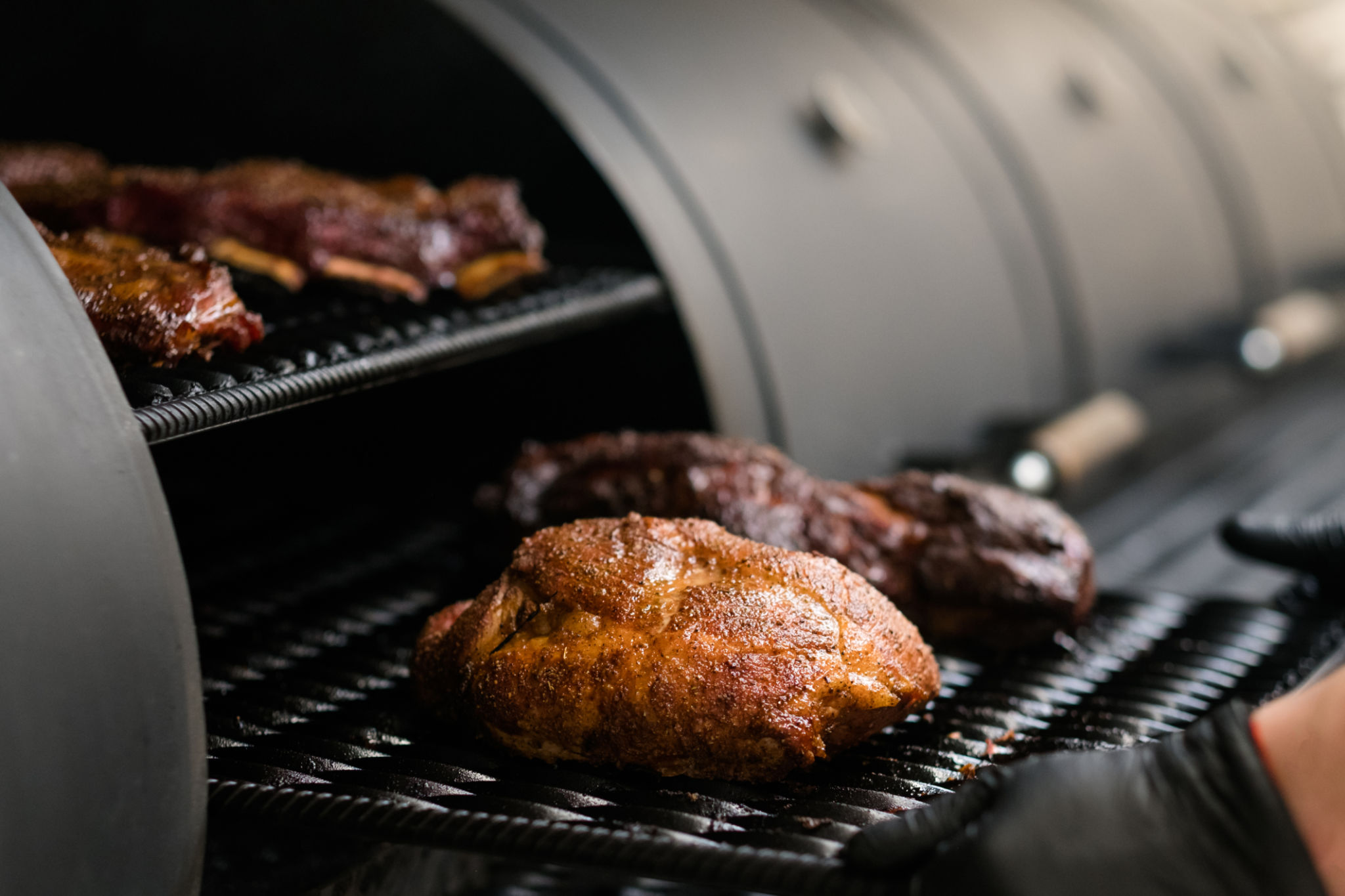 bbq smoking process
