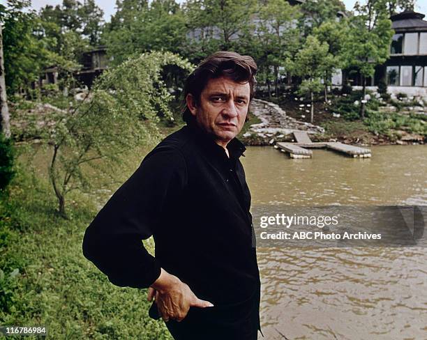 At Home Layout - Shoot Date: May 1, 1969. JOHNNY CASH
