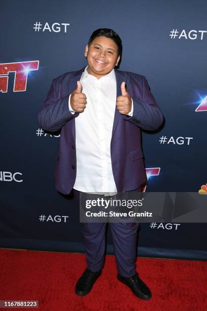 Luke Islam attends "America's Got Talent" Season 14 Live Show at Dolby Theatre on August 13, 2019 in Hollywood, California.