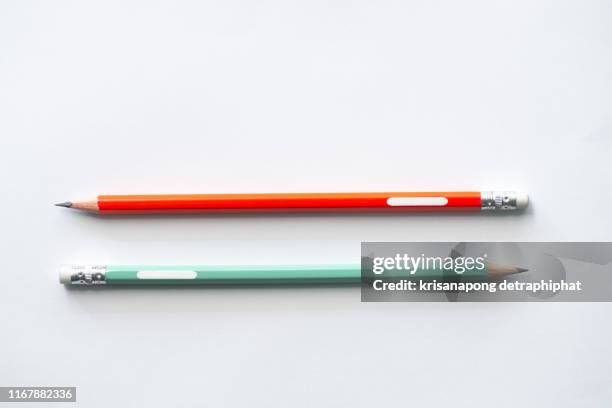 pencil on a white background - school supplies on white stock pictures, royalty-free photos & images