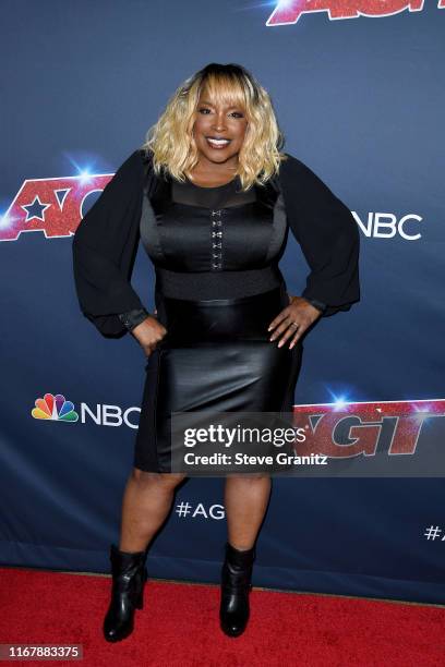 Carmen Carter attends "America's Got Talent" Season 14 Live Show at Dolby Theatre on August 13, 2019 in Hollywood, California.