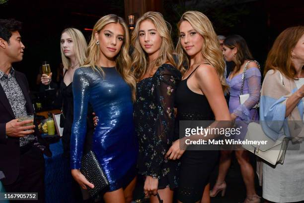Sistine Rose Stallone, Scarlet Rose Stallone, Sophia Rose Stallone attend the LA premiere of Entertainment Studios' "47 Meters Down Uncaged" on...