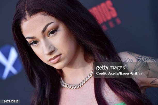 Danielle Bregoli attends the LA Premiere of Entertainment Studios' "47 Meters Down Uncaged" at Regency Village Theatre on August 13, 2019 in...