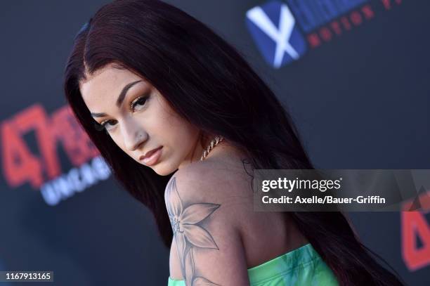 Danielle Bregoli attends the LA Premiere of Entertainment Studios' "47 Meters Down Uncaged" at Regency Village Theatre on August 13, 2019 in...